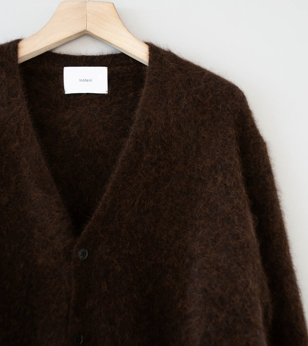 Stein 'Racoon Knit Cardigan' (Dark Brown)