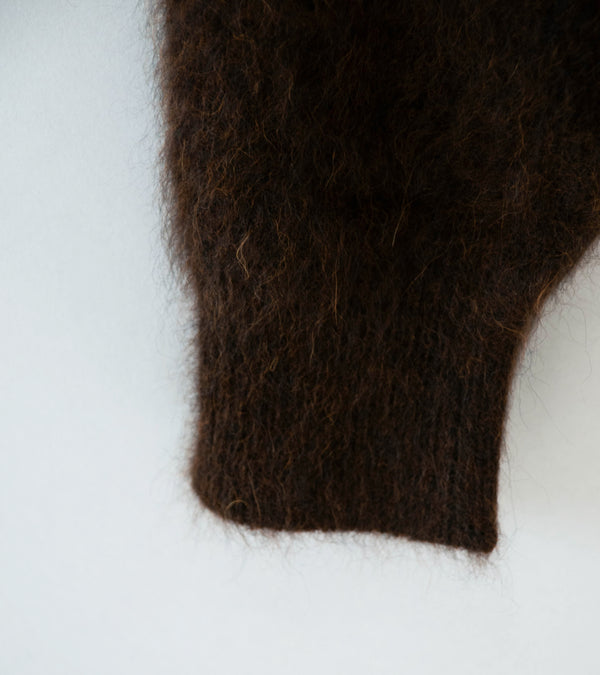 Stein 'Racoon Knit Cardigan' (Dark Brown)