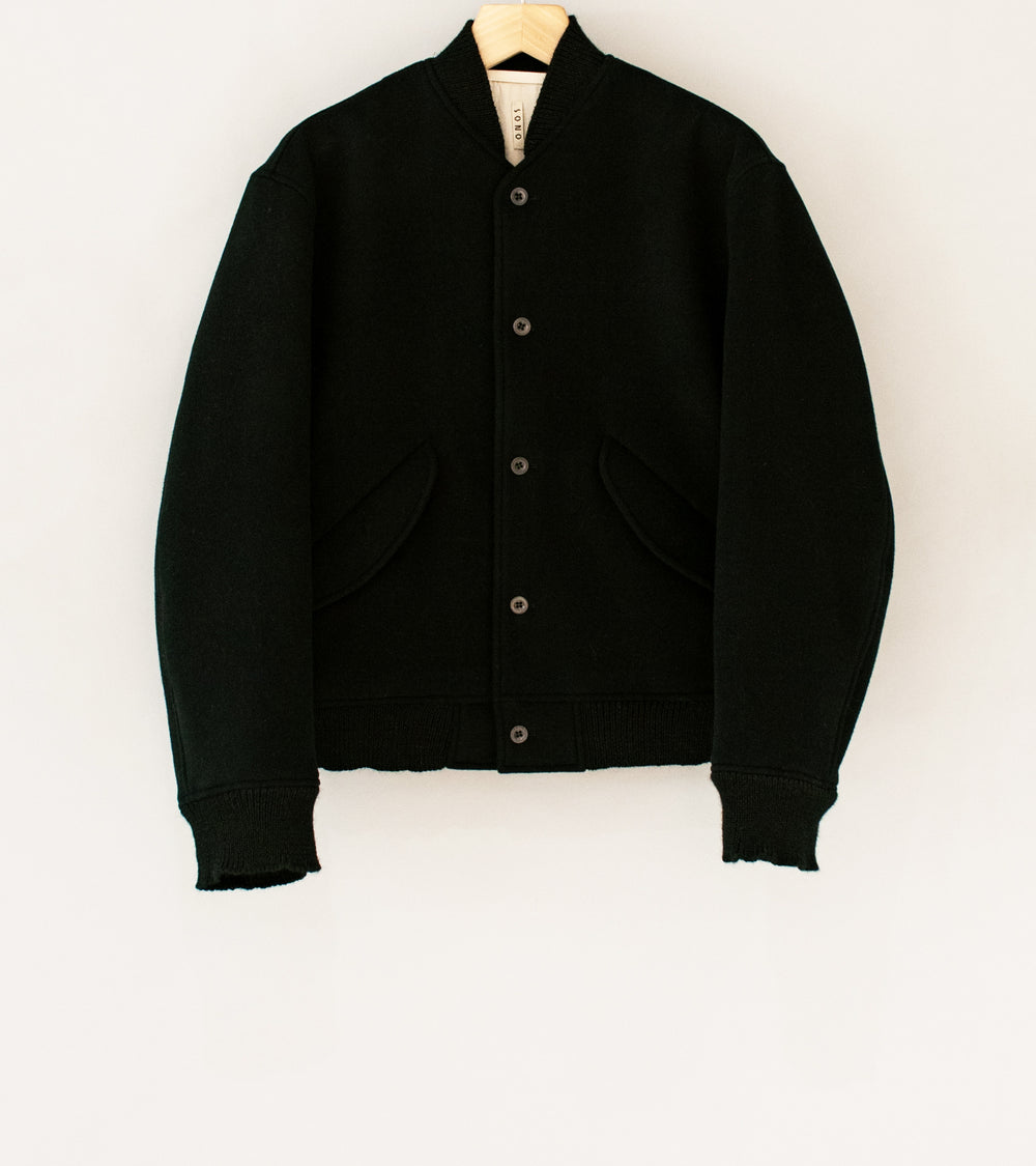 Sono 'Bo Bomber' (Black Recycled Wool)