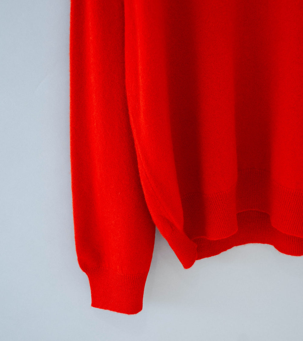 Stein 'Pure Cashmere Knit Half Zip LS' (Red)