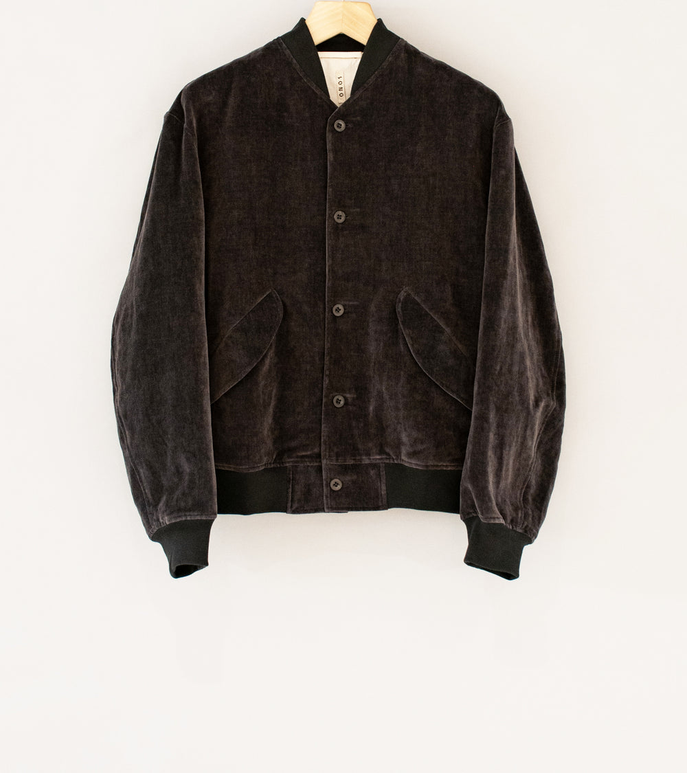 Sono 'Bo Bomber' (Charcoal Cotton Linen)