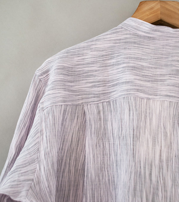 Seya 'Hand Stitch Kurta Shirt' (Rose Moon Omi Ikat Crepe)