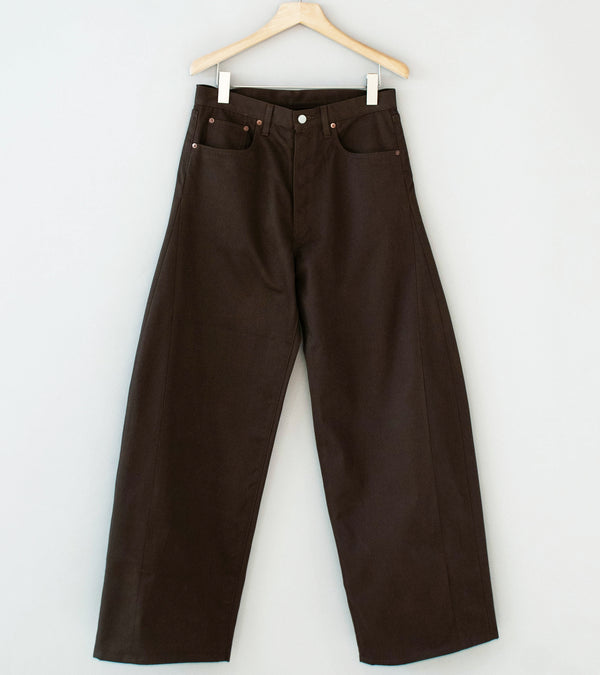 Stein 'Deformation Wide Cotton Pants' (Brown)