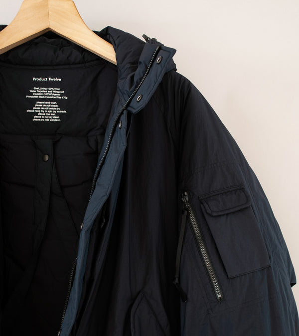 Product Twelve 'Primaloft Puffer Coat' (Black)