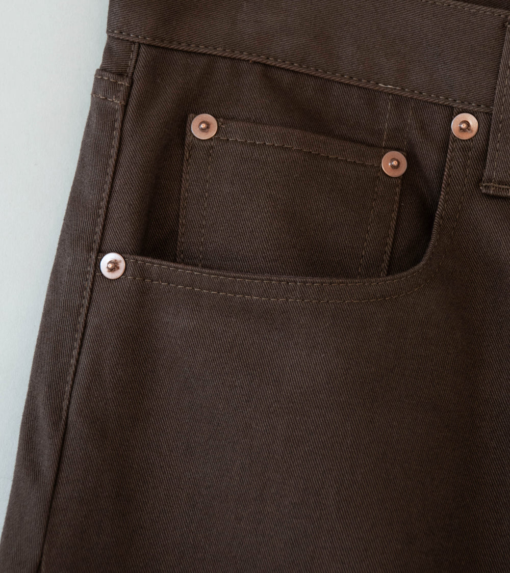 Stein 'Deformation Wide Cotton Pants' (Brown)