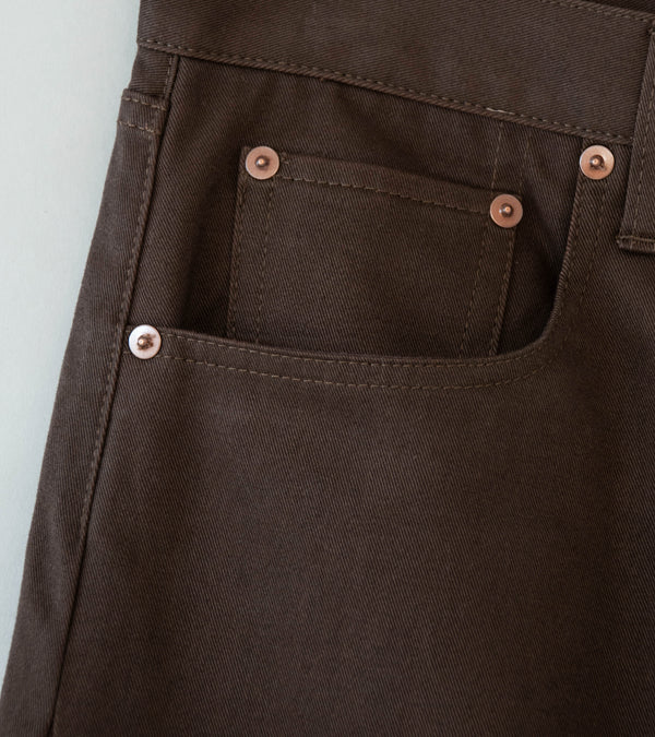 Stein 'Deformation Wide Cotton Pants' (Brown)
