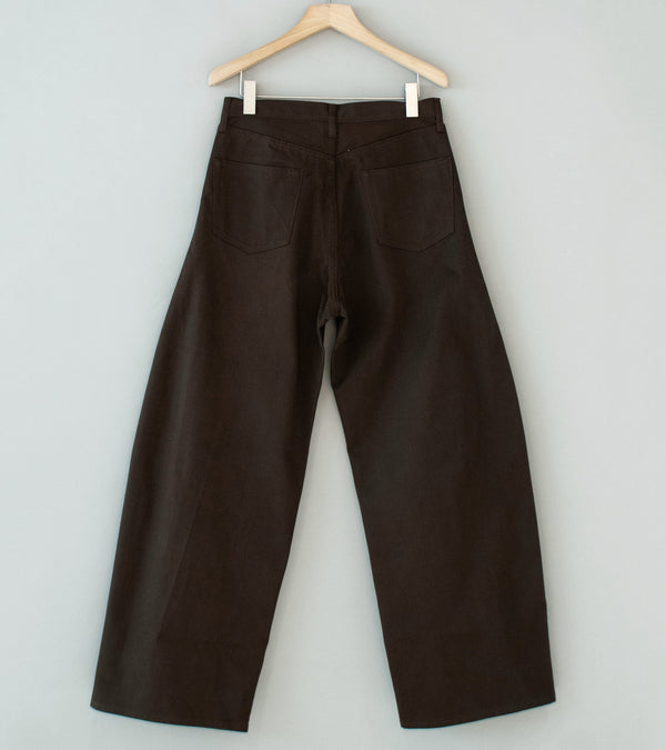 Stein 'Deformation Wide Cotton Pants' (Brown)