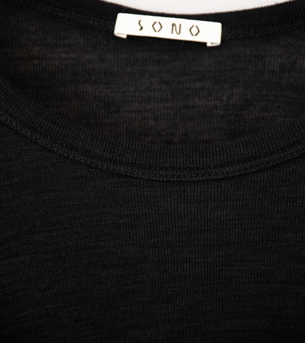 Sono 'Luno Longsleeve Pullover' (Black Wool)