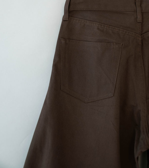 Stein 'Deformation Wide Cotton Pants' (Brown)