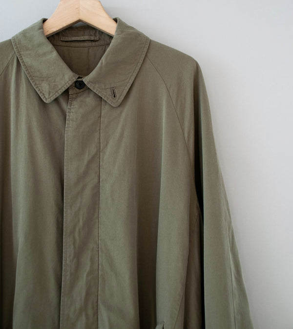 Stein 'Cotton Rayon Vintage Padded Balmacaan Coat' (Beige)