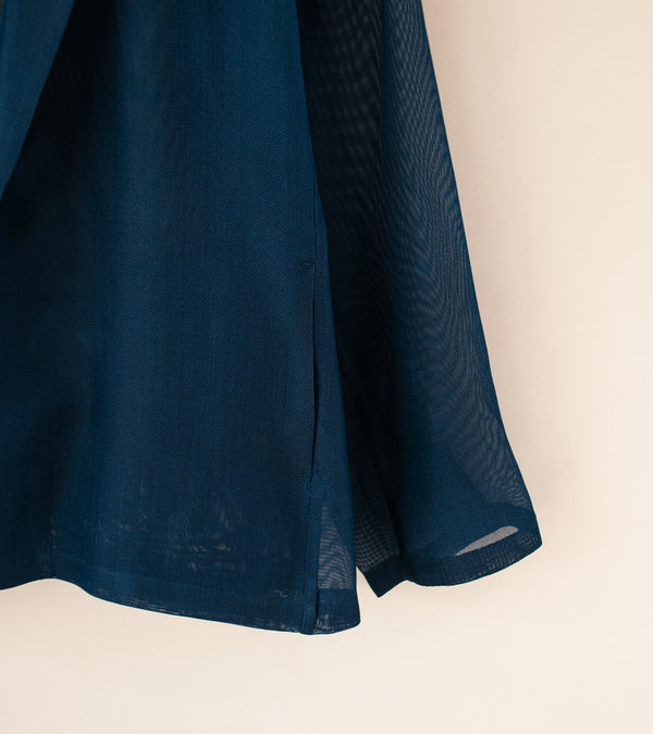 Seya 'Meitei Jacket' (Indigo Kimono Silk Gauze)