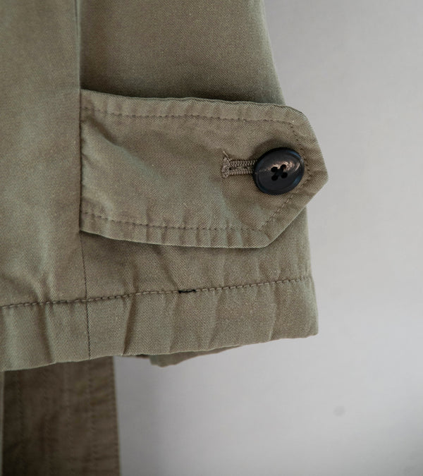 Stein 'Cotton Rayon Vintage Padded Balmacaan Coat' (Beige)