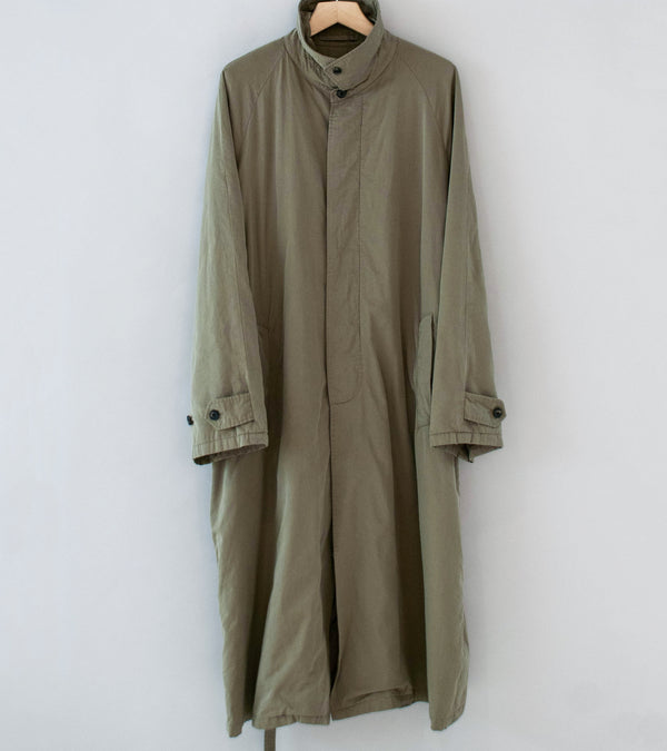 Stein 'Cotton Rayon Vintage Padded Balmacaan Coat' (Beige)