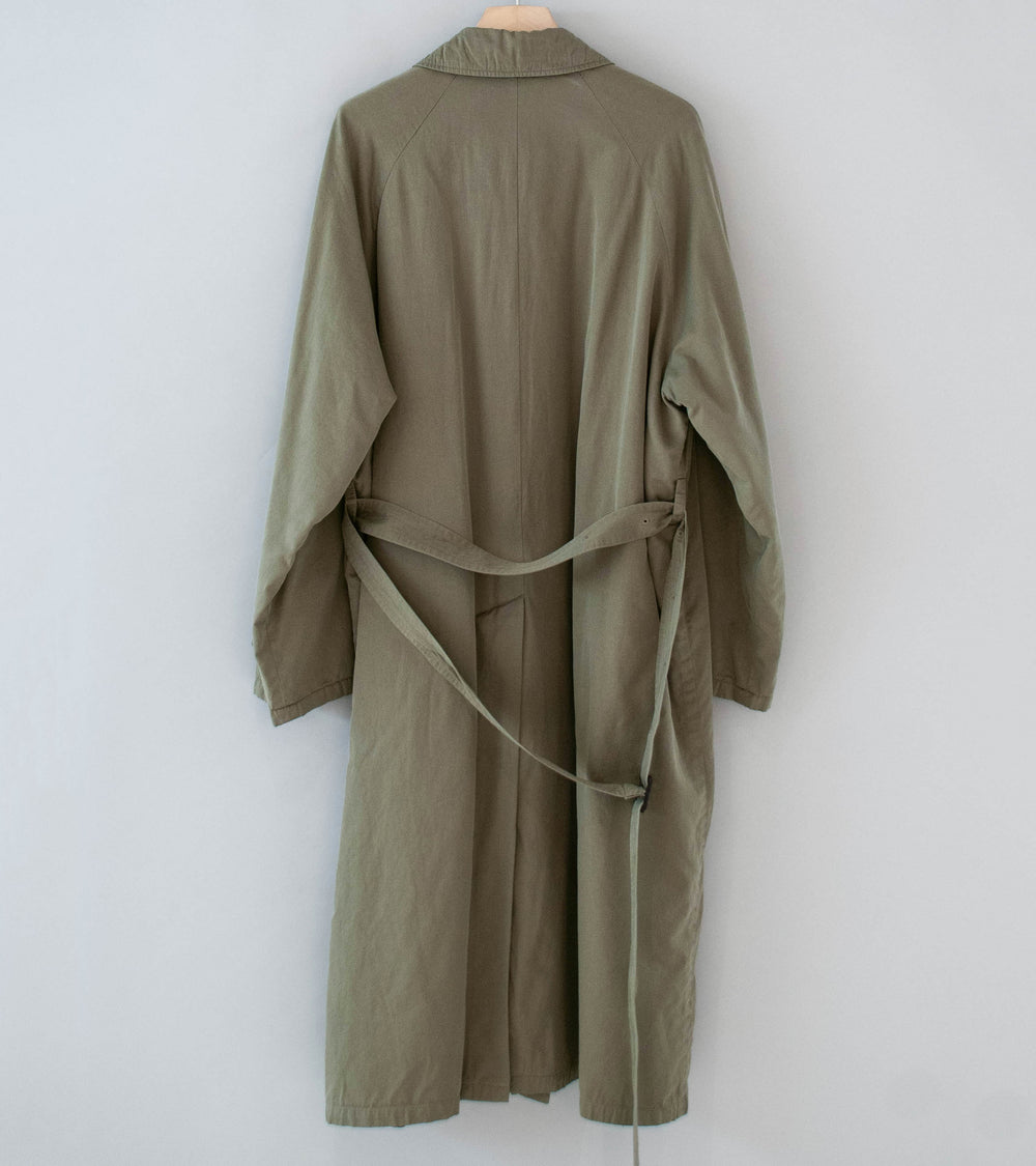 Stein 'Cotton Rayon Vintage Padded Balmacaan Coat' (Beige)