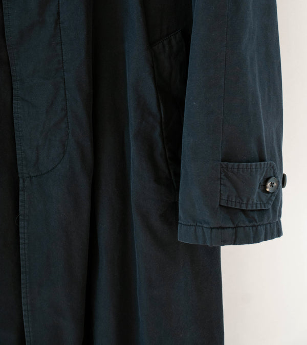 Stein 'Cotton Rayon Vintage Padded Balmacaan Coat' (Black)