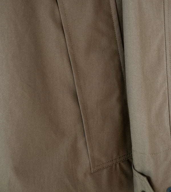 Margaret Howell 'Lightweight Mac' (Khaki Ventile Dry Cotton Poplin)