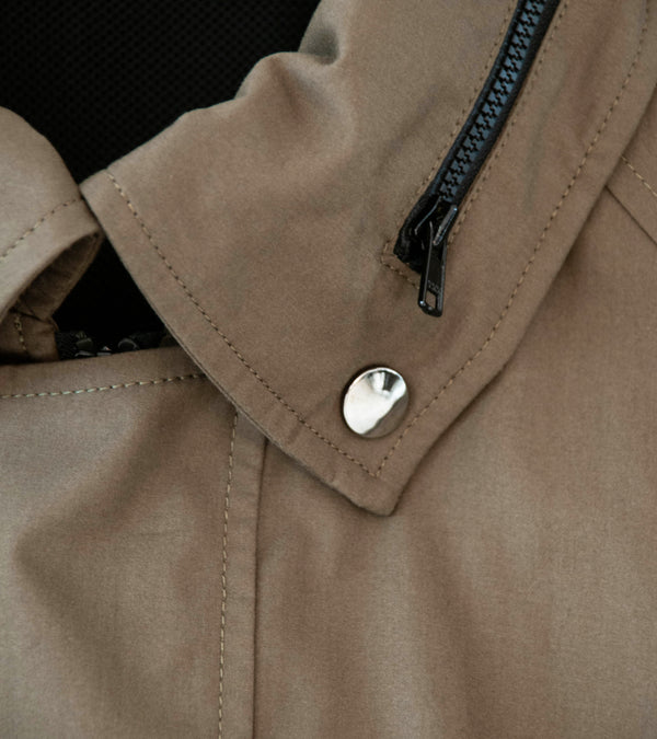Margaret Howell 'Lightweight Mac' (Khaki Ventile Dry Cotton Poplin)