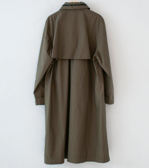 Margaret Howell 'Lightweight Mac' (Khaki Ventile Dry Cotton Poplin)