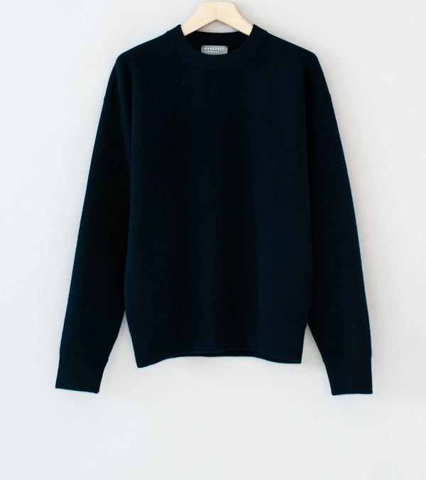 Margaret Howell 'Bonded Sweatshirt' (Navy Cashmere Merino)