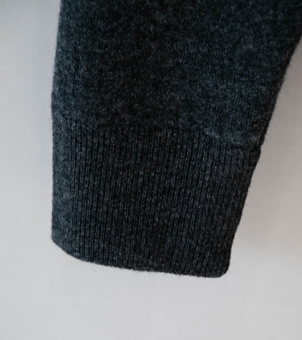Margaret Howell 'Bonded Sweatshirt' (Storm Grey Cashmere Merino)