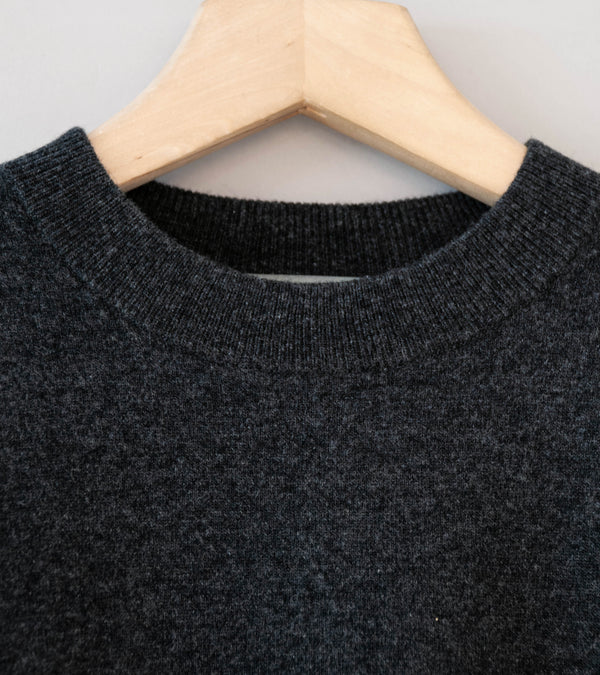 Margaret Howell 'Bonded Sweatshirt' (Storm Grey Cashmere Merino)