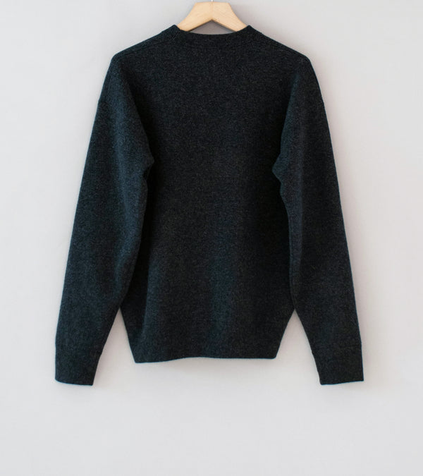 Margaret Howell 'Bonded Sweatshirt' (Storm Grey Cashmere Merino)