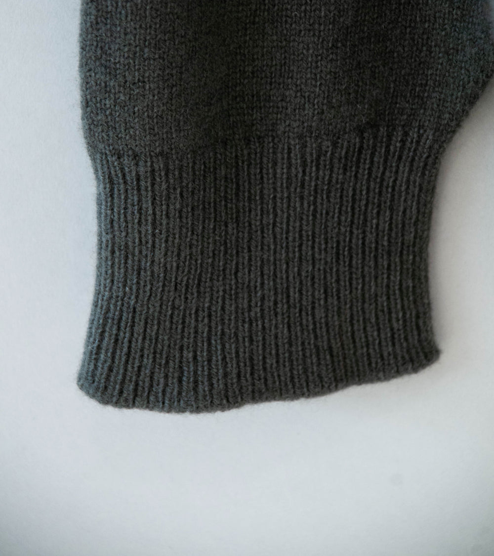 Margaret Howell 'Seamless Pocket Polo Shirt' (Graphite Cashmere Merino)