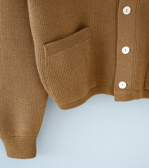 Taiga Takahashi 'Lot. 521 Turtleneck Cardigan' (Camel)