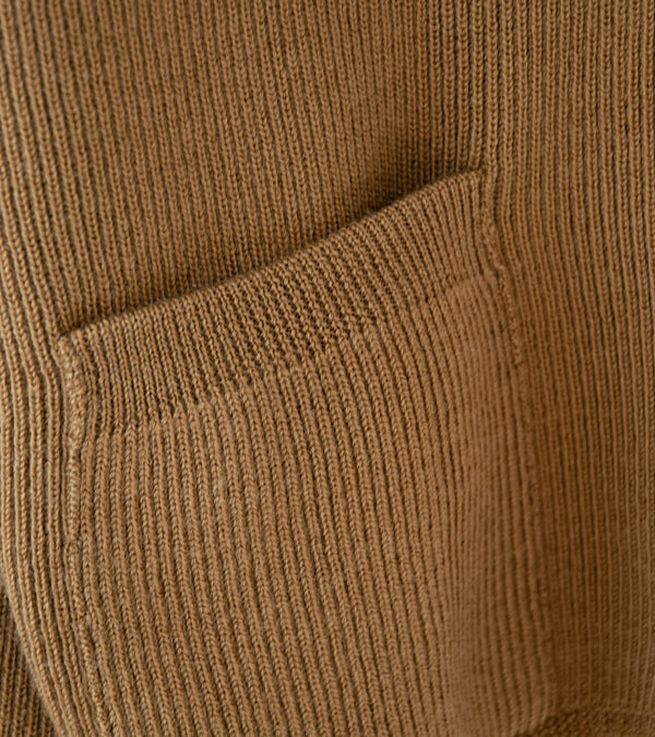 Taiga Takahashi 'Lot. 521 Turtleneck Cardigan' (Camel)