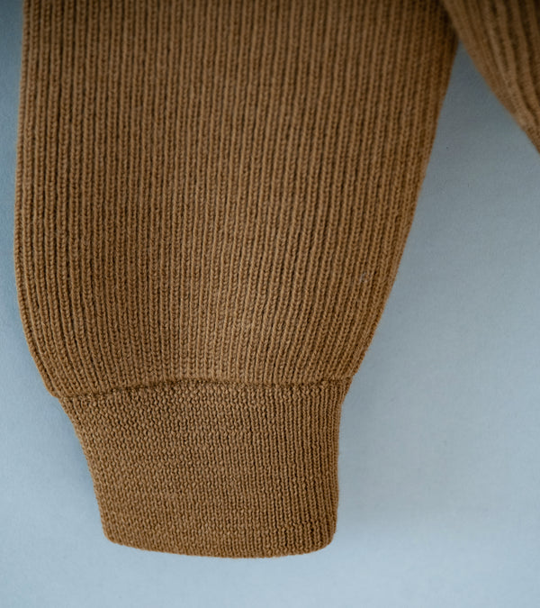 Taiga Takahashi 'Lot. 521 Turtleneck Cardigan' (Camel)