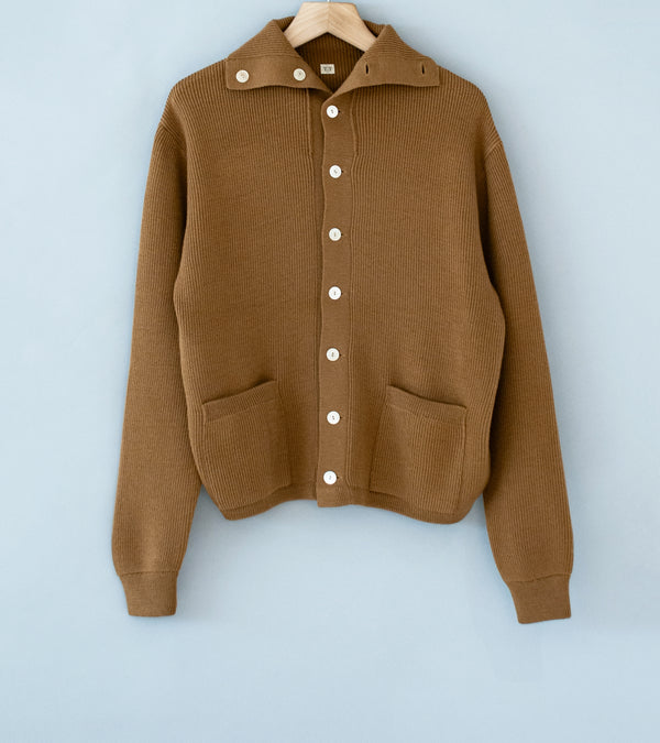 Taiga Takahashi 'Lot. 521 Turtleneck Cardigan' (Camel)