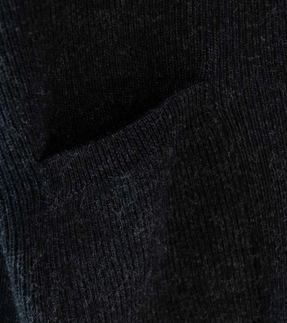 Taiga Takahashi 'Lot. 521 Turtleneck Cardigan' (Charcoal)