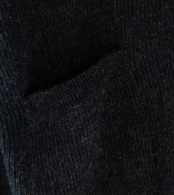 Taiga Takahashi 'Lot. 521 Turtleneck Cardigan' (Charcoal)