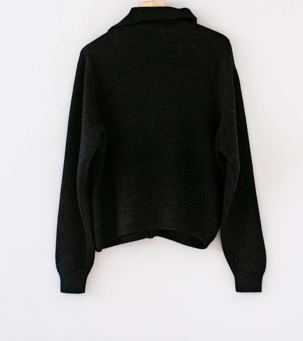 Taiga Takahashi 'Lot. 521 Turtleneck Cardigan' (Charcoal)