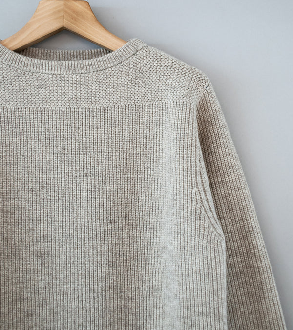 Taiga Takahashi 'Lot. 515 A.R.C Sweater' (Natural Greige)