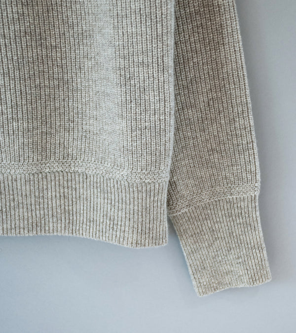 Taiga Takahashi 'Lot. 515 A.R.C Sweater' (Natural Greige)