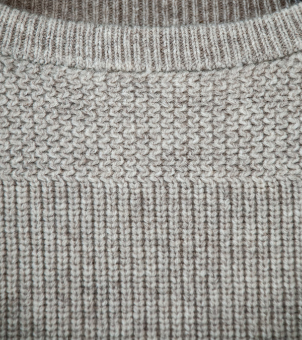 Taiga Takahashi 'Lot. 515 A.R.C Sweater' (Natural Greige)