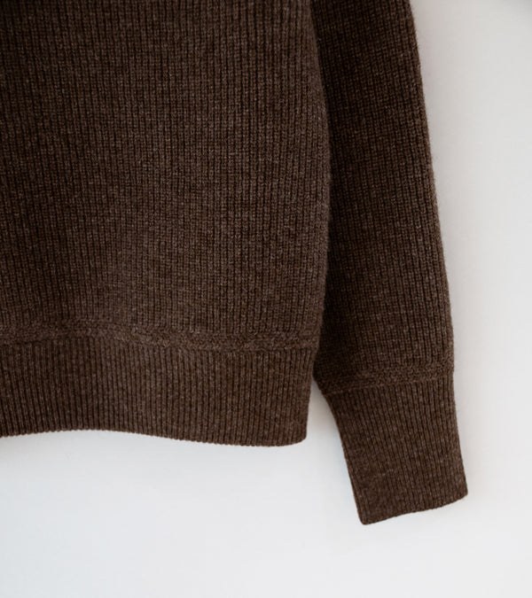 Taiga Takahashi 'Lot. 515 A.R.C Sweater' (Natural Brown)
