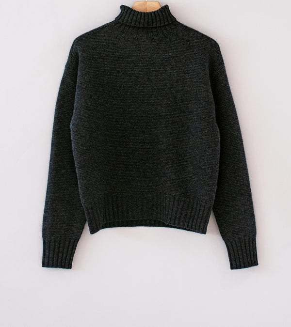 Taiga Takahashi 'Lot. 527 A.R.C Turtleneck Sweater' (Charcoal)