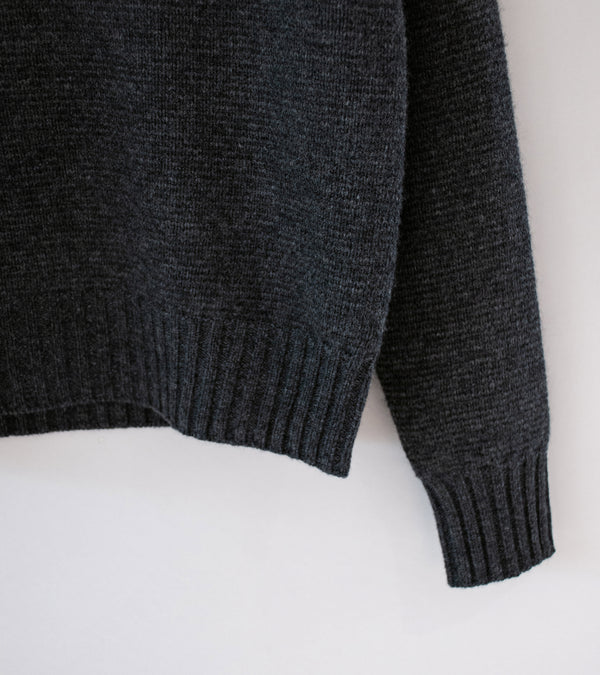 Taiga Takahashi 'Lot. 527 A.R.C Turtleneck Sweater' (Charcoal)