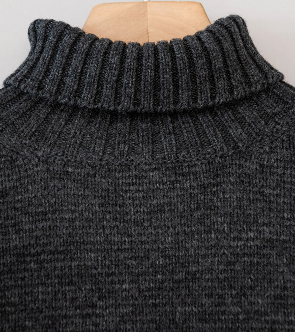 Taiga Takahashi 'Lot. 527 A.R.C Turtleneck Sweater' (Charcoal)