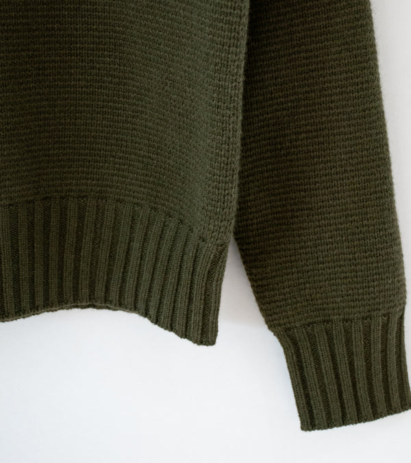 Taiga Takahashi 'Lot. 527 A.R.C Turtleneck Sweater' (Khaki)