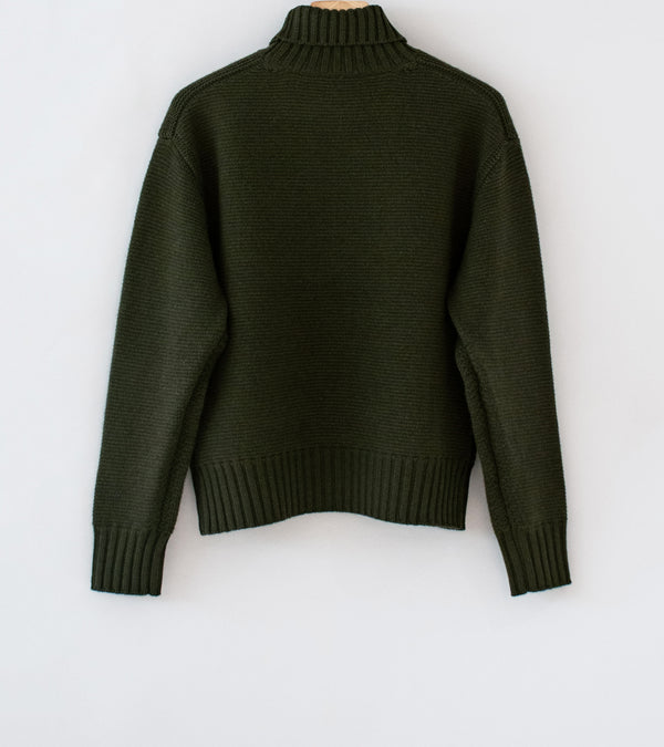 Taiga Takahashi 'Lot. 527 A.R.C Turtleneck Sweater' (Khaki)