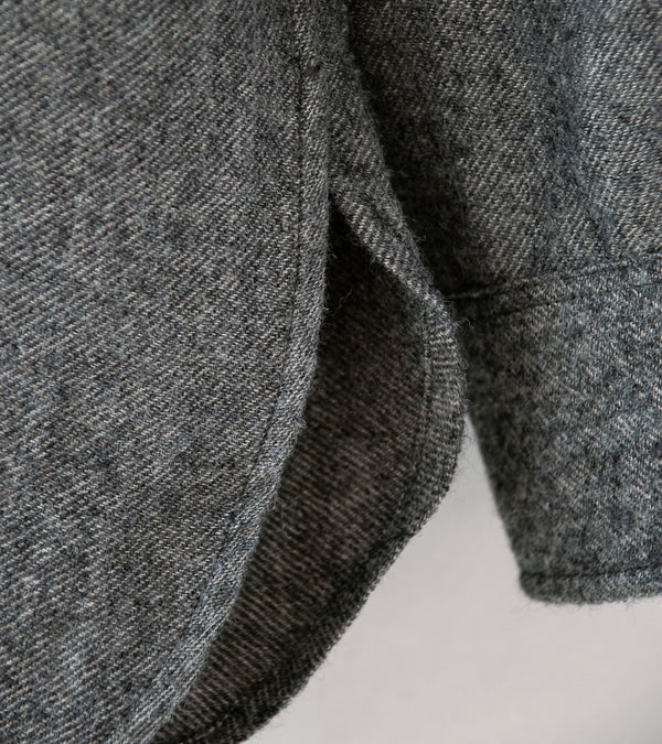 Taiga Takahashi 'Lot. 116 Long Point Collar Sports Shirt' (Charcoal)