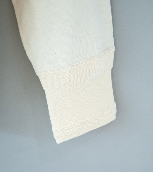 Taiga Takahashi 'Lot. 618 Side Henley Neck Shirt' (Ivory)