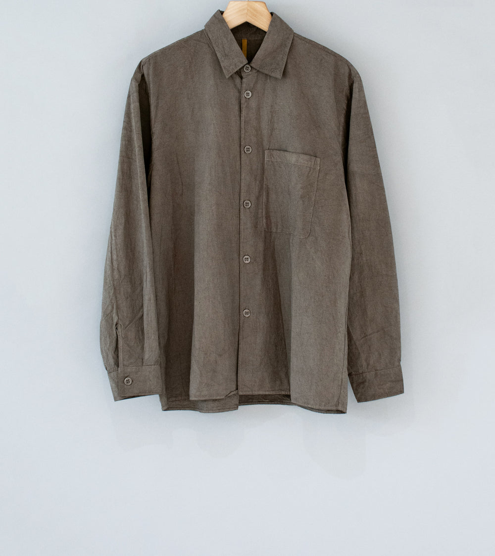 MAN-TLE 'R17 Shirt 4' (Somesho Dark Persimmon Iron)