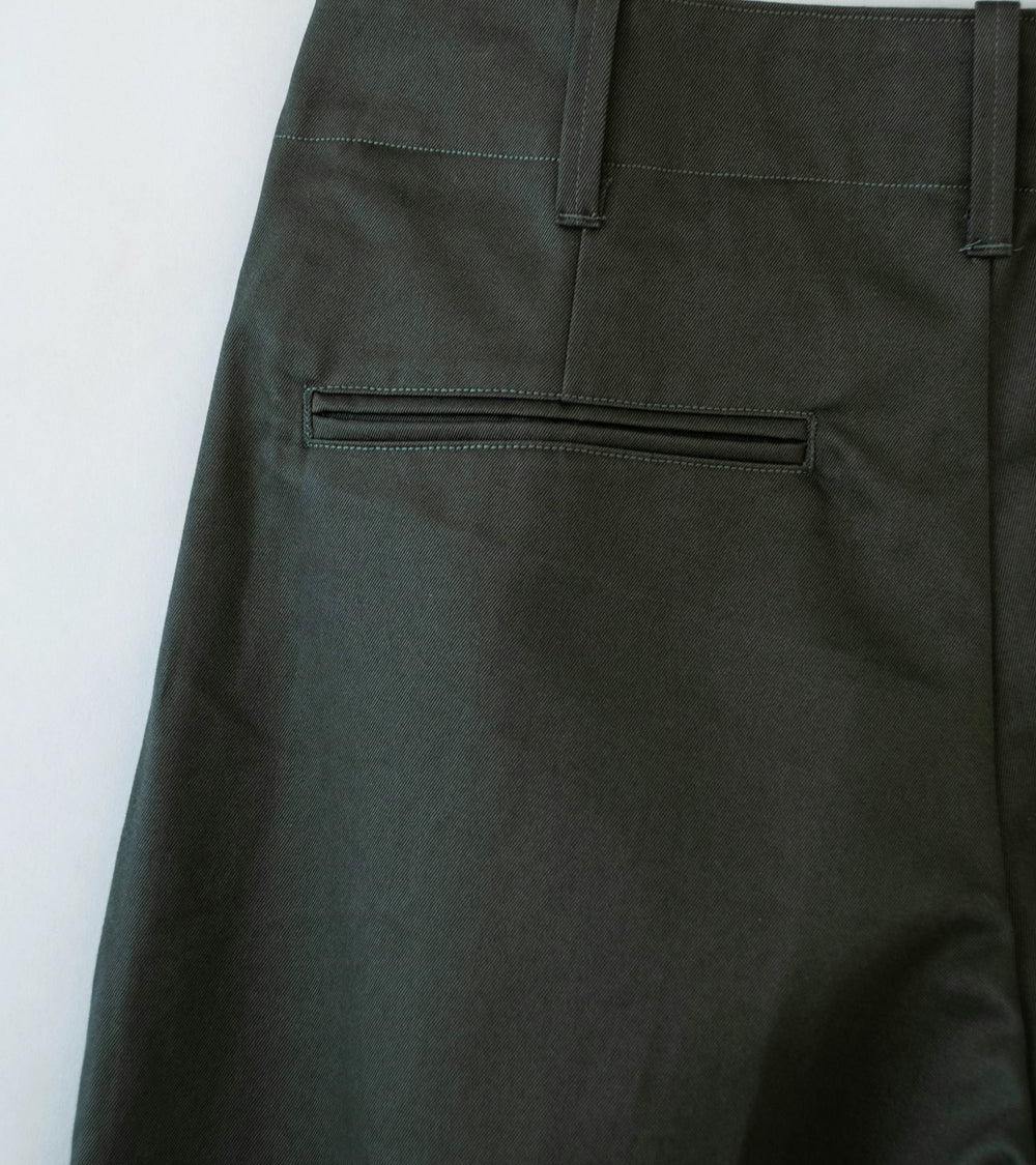Lady White Co 'Twill Trouser' (Black Olive)