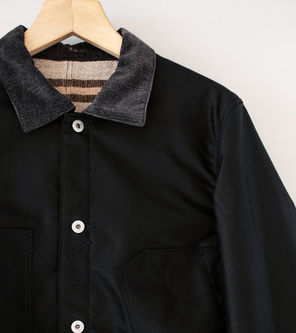 Taiga Takahashi 'Lot. 304 Blanket Lining Coverall' (Black)