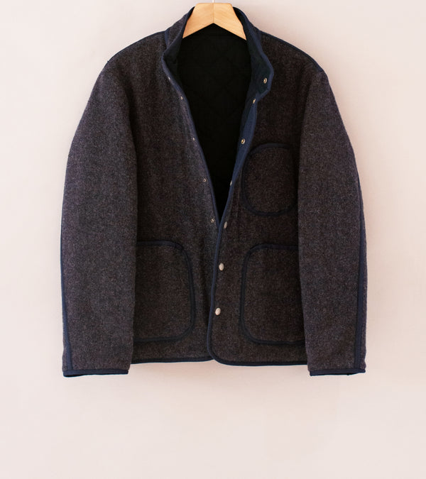 Taiga Takahashi 'Lot. 323 Quilt Lining Blanket Jacket' (Navy)