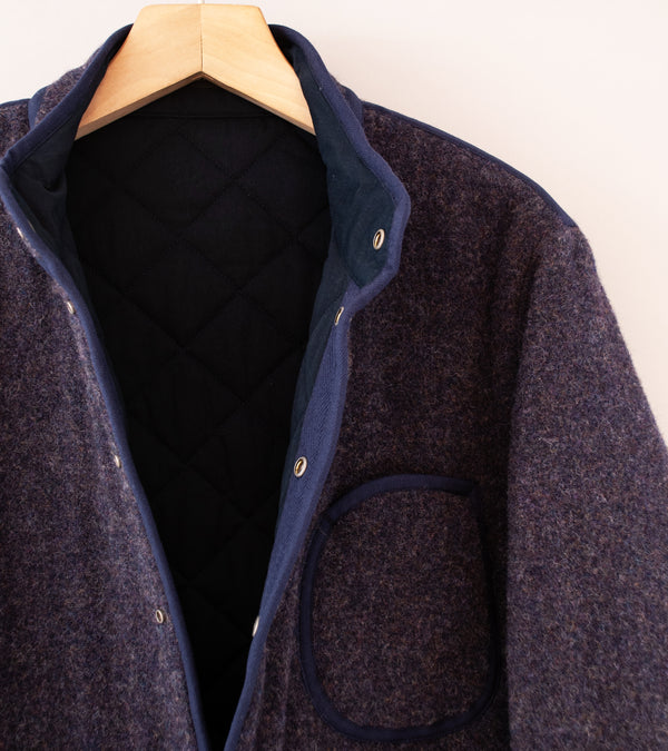 Taiga Takahashi 'Lot. 323 Quilt Lining Blanket Jacket' (Navy)